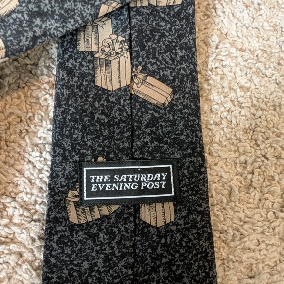 Vintage Saturday Evening Post  Santa Claus Christmas Kid on Santa Lap 1996 - Picture 4 of 7